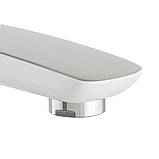 Змішувач для умивальника білий квадратний німецький MIXXUS PREMIUM PATRICK Chr-001 White (MI5853), фото 6