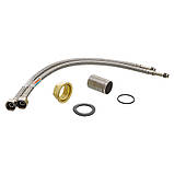 Змішувач для умивальника білий квадратний німецький MIXXUS PREMIUM PATRICK Chr-001 White (MI5853), фото 5