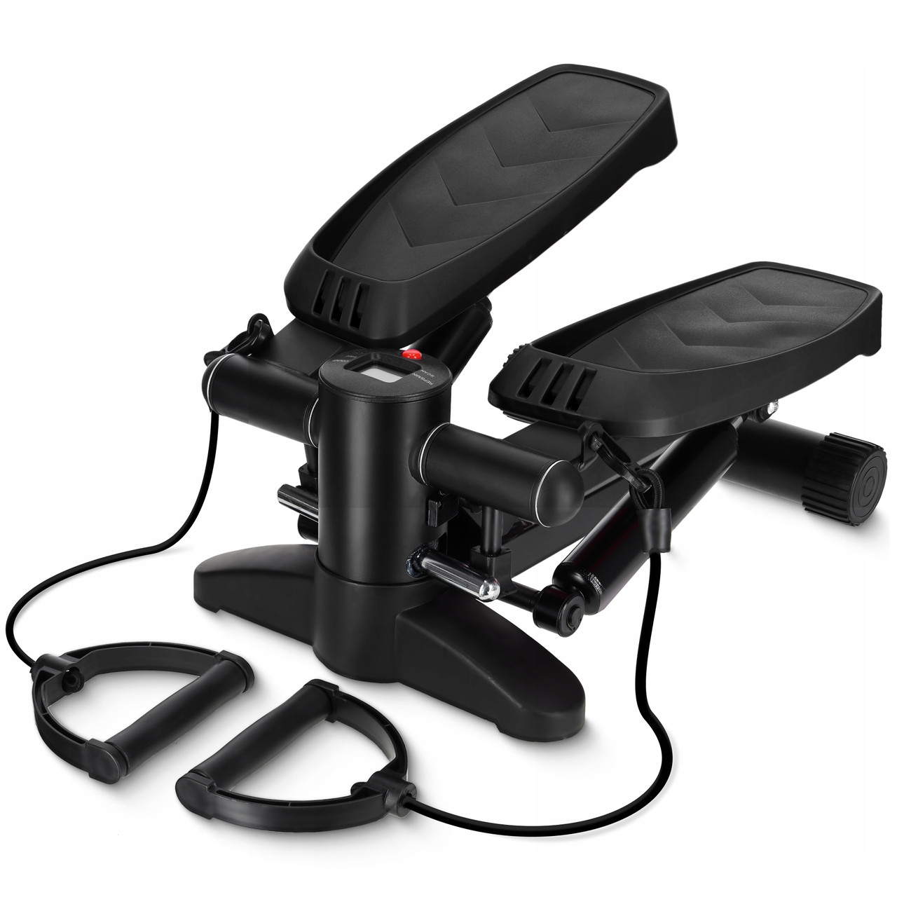 Степпер (міні-степпер) 4FIZJO Evo з еспандерами Black (P-5905973403863), фото 1