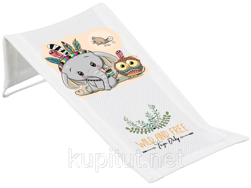 Гірка дитяча для купання WILD&FREE LITTLE ELEPHANT white
