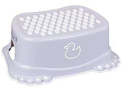 Сходинки дитячі антиковзкі у ванну DUCK light gray
