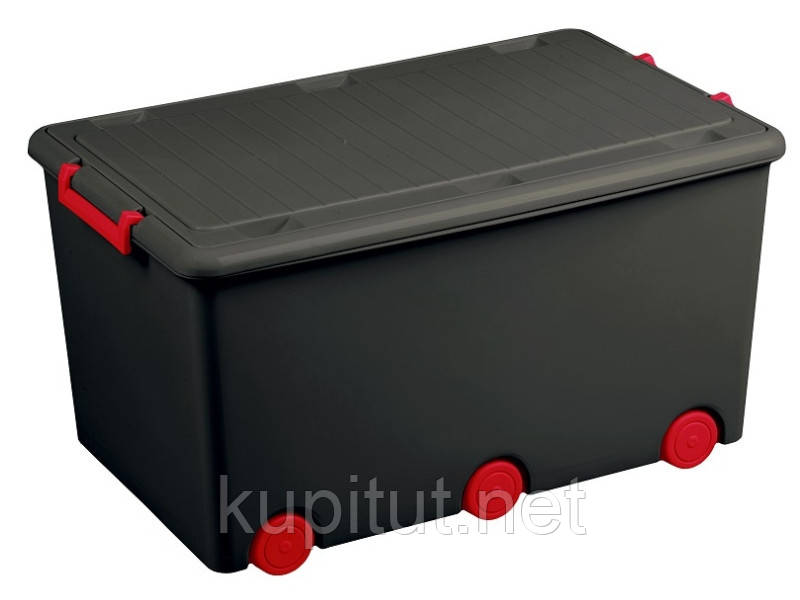 Контейнер для іграшок Tega Baby graphite red, фото 1