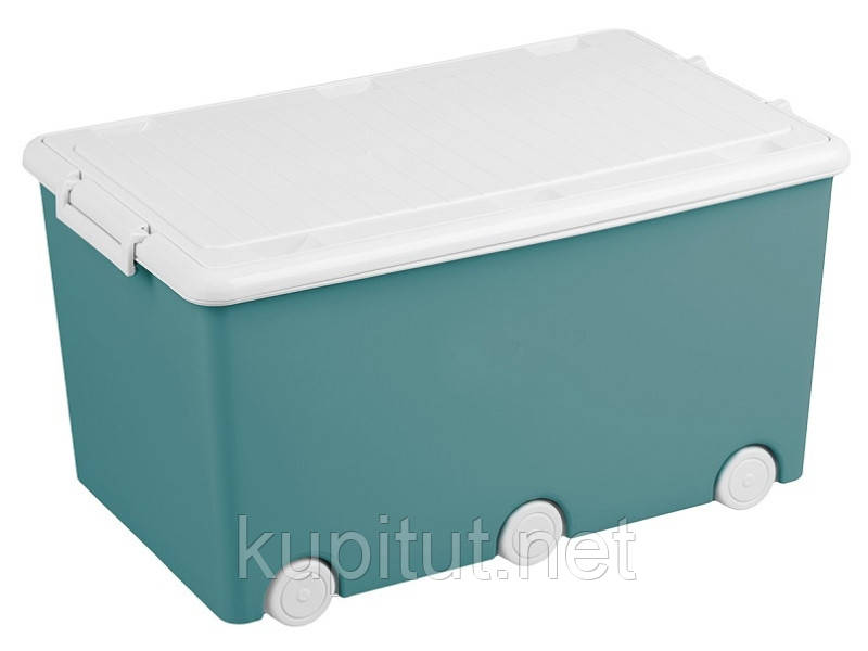 Контейнер для іграшок Tega Baby turquoise white, фото 1