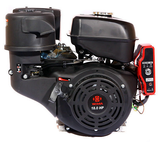 Двигун бензиновий WEIMA WM192FE-S NEW (18 к.с., шпонка Ø25мм, L=60мм, ел.стартер) (код 20016), фото 1
