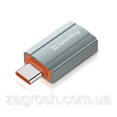 Promo Ціна! Перехідник USB-A toUSB-C ColorWay (CW-AD-AC) - тільки на ZaGrosh.com.ua, фото 1