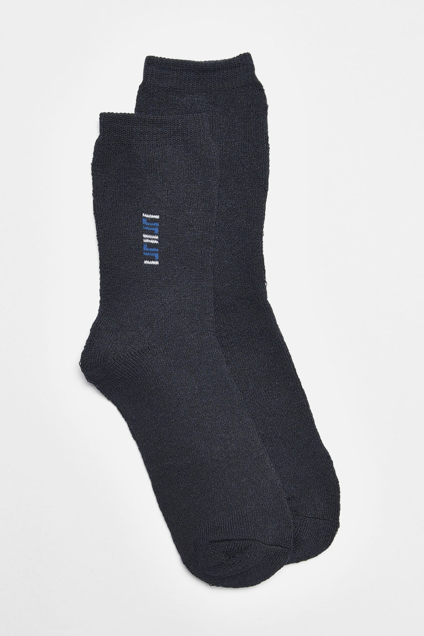 Шкарпетки чоловічі махрові темно-синього кольору р.42-48 190073M, фото 1