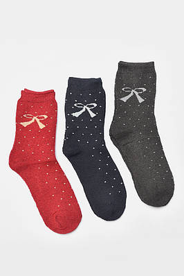 Набір шкарпеток жіночих махрових 3 штуки р.36-41 190420T Безкоштовна доставка