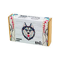 Фігурний дерев'яний пазл A3 "Сніжний хаскі" PuzA3-00902, 123 елемента