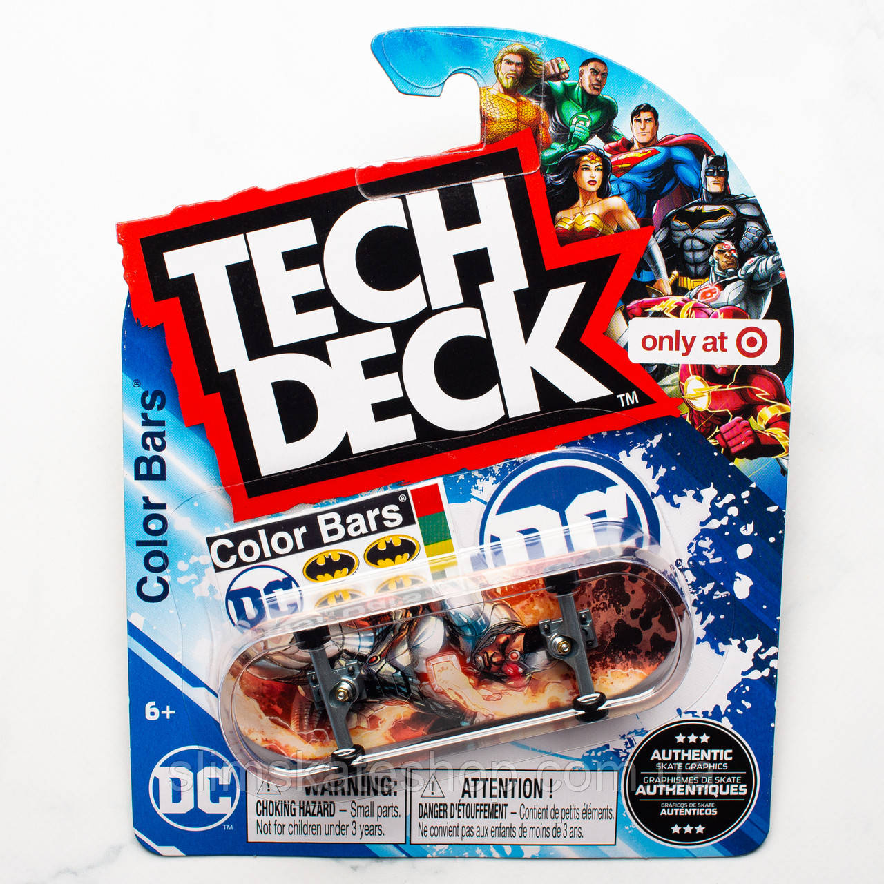 Фінгерборд Tech Deck x DC Comics Cyborg Color Bars - Колекційна серія