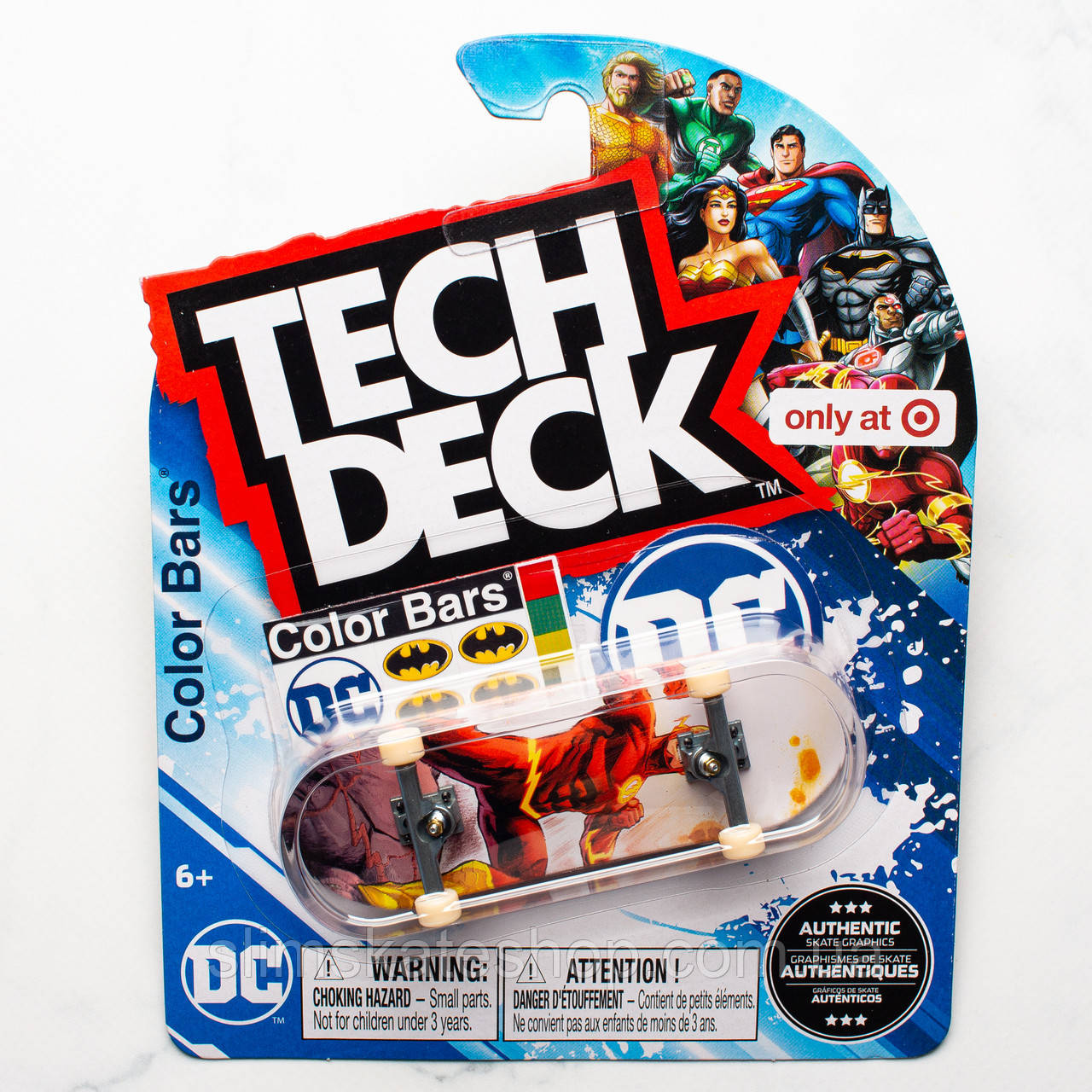 Фінгерборд Tech Deck x DC Comics Flash Color Bars - Колекційна серія