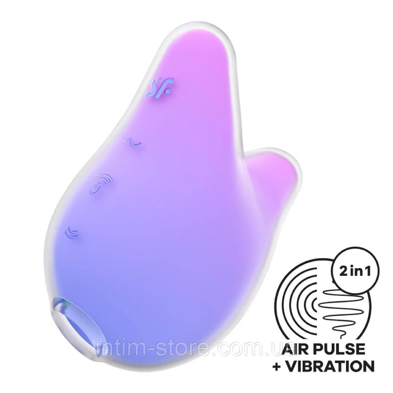 Вакуумний кліторальний стимулятор Satisfyer Mermaid Vibes Violet/Pink, фото 1