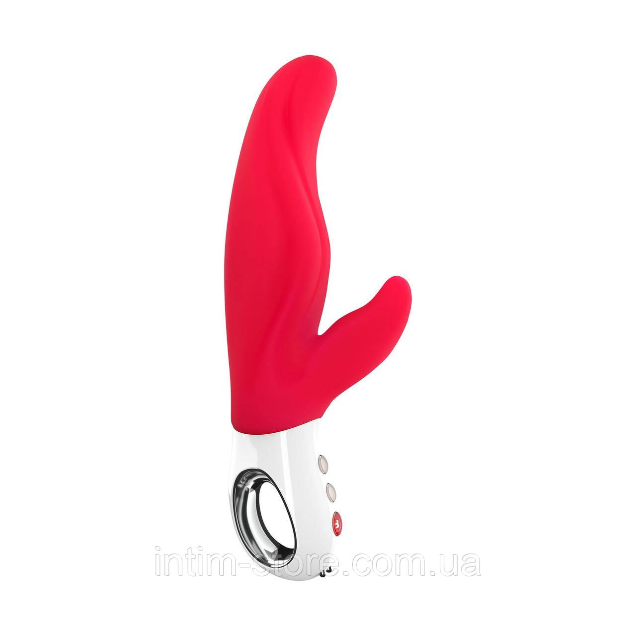 Вібратор-кролик для точки А Fun Factory LADY BI india red, 2 мотори, 12 режимів, фото 1
