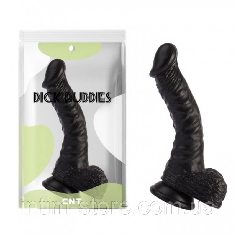 Фалоімітатор на присосці Mr.Right Cock Black, Черный, фото 1