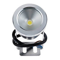 Світлодіодний LED лінзовий прожектор 10 Вт IP67 12В герметичний