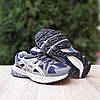 Жіночі зимові кросівки Asics Gel-Kahana 8 Grey Blue Сірі Взуття Асікс Гель Кахана 8 комбінований матеріал термо, фото 6