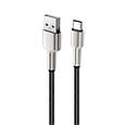 Дата кабель USB 2.0 AM to Lightning 1.0m head metal black ColorWay (CW-CBUL046-BK), фото 5