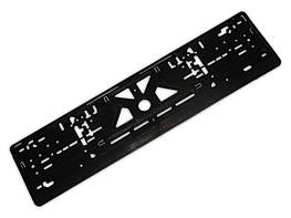 Рамка під номер пластик чорна - оригінал