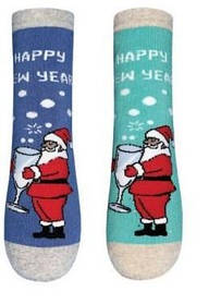 Дитячі махрові шкарпетки "Santa" (розмір 25) 5441