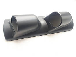 Корпус на стійку підвійний для приладів Ø52мм.MGA-2/CK чорний - оригінал