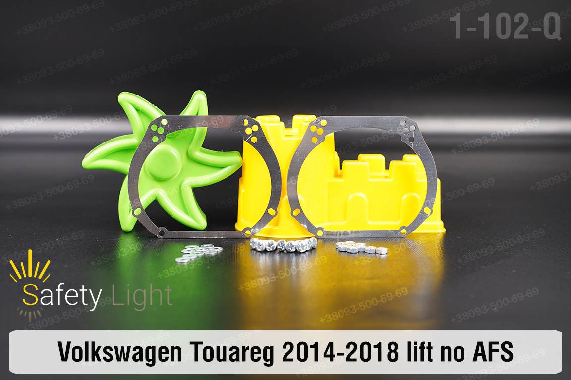 Перехідна рамка для VW Volkswagen Touareg no AFS (2014-2018) рест, фото 1