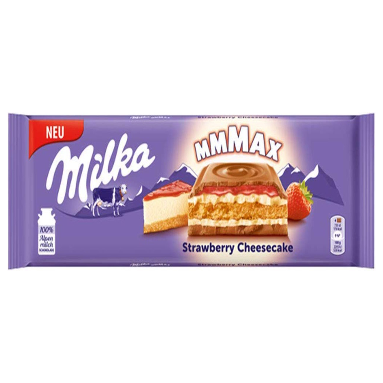 Milka Strawberry Cheesecake 300g 1/12