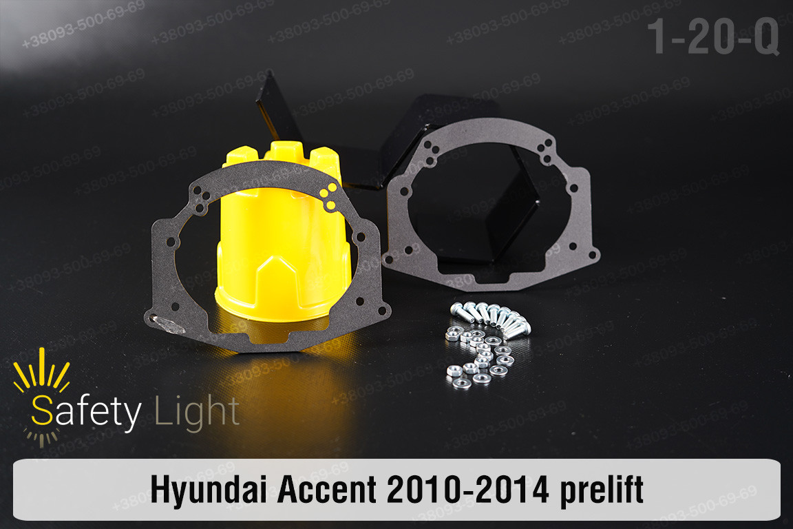 Перехідна рамка для Hyundai Accent (2010-2014) дорест, фото 1