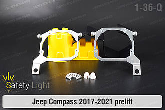 Перехідна рамка для Jeep Compass (2017-2021) дорест