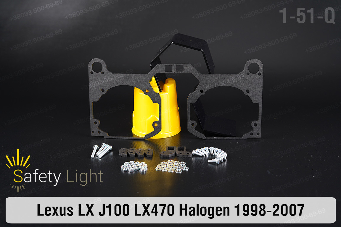 Перехідна рамка для Lexus LX J100 LX470 Halogen (1998-2007)