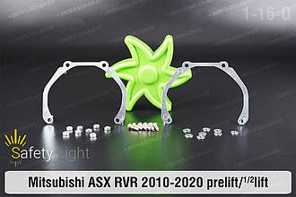 Перехідна рамка для Mitsubishi ASX RVR (2010-2020) дорест/1/2 рест