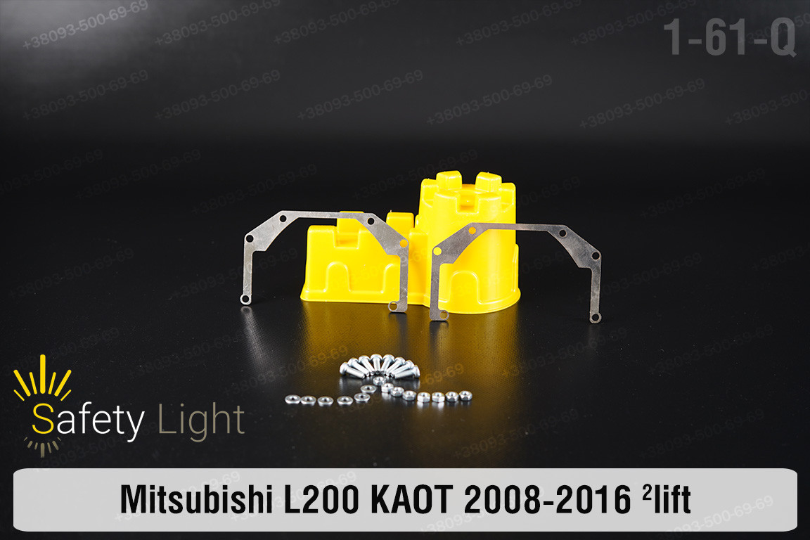 Перехідна рамка для Mitsubishi L200 KAOT (2008-2016) 2 рест, фото 1