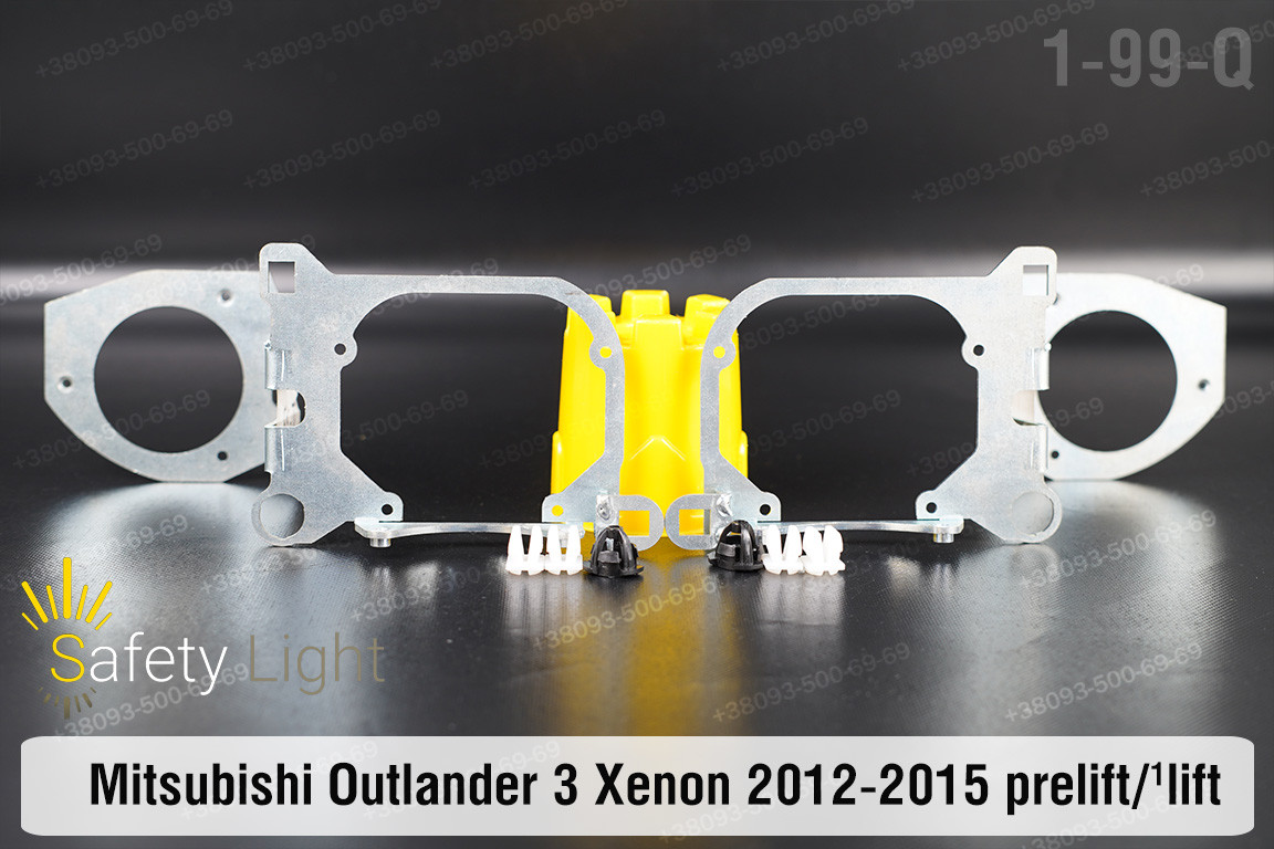 Перехідна рамка для Mitsubishi Outlander 3 Xenon (2012-2015) дорест/1 рест, фото 1