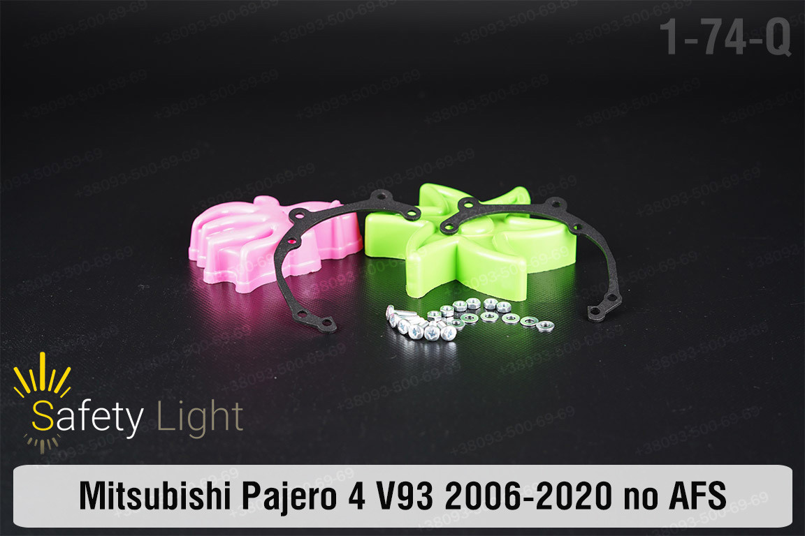 Перехідна рамка для Mitsubishi Pajero 4 V93 no AFS (2006-2020), фото 1