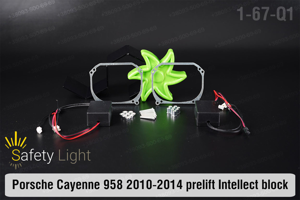 Перехідна рамка для Porsche Cayenne 958 Intellect block (2010-2014) дорест, фото 1