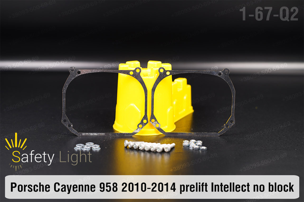 Перехідна рамка для Porsche Cayenne 958 Intellect no block (2010-2014) дорест