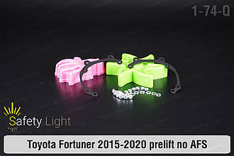 Перехідна рамка для Toyota Fortuner no AFS (2015-2020) дорест