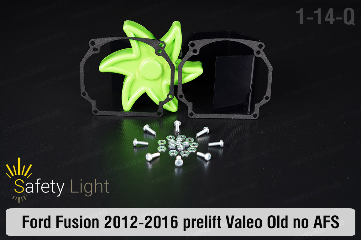 Перехідна рамка для Ford Fusion Valeo old no AFS (2012-2016) дорест