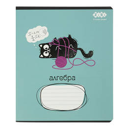 Зошит ZiBi предметний CRAZY CAT 48 аркушів клітинка, алгебра (ZB.1703-06) - оригінал