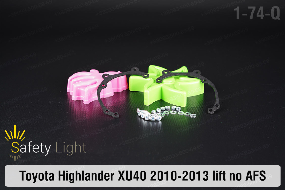 Перехідна рамка для Toyota Highlander XU40 no AFS (2010-2013) рест, фото 1