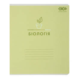 Зошит ZiBi предметний PASTEL 48 аркушів клітинка, біологія (ZB.1701-15) - оригінал