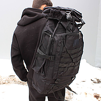 Тактичний рюкзак на 80л, 72х34х17см, М13, Чорний