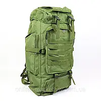 Тактичний рюкзак на 80л, 72х34х17см, М13, Оливковий