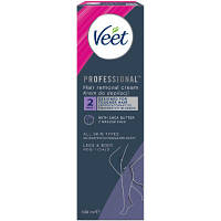 Оригінал! Крем для депіляції Veet Professional для всіх типів шкіри з Олією ши 100 мл (5900627099034) - Вища Якість!