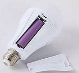 Лампочка з акумулятором 2 x 18650 15W E27, фото 4