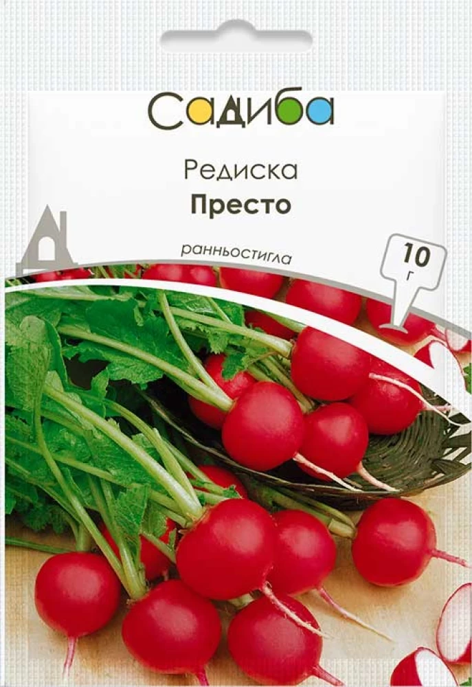 Редиска Престо, 10 г, Садиба, фото 1