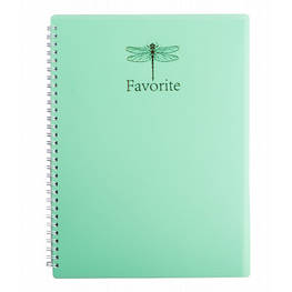 Зошит Buromax Favourite Pastel A4 80 аркушів, клітинка пластикова обкладин (BM.24452154-38) - оригінал