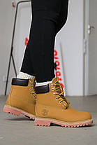 Зимові Черевики Timberland Waterproof Boot Brown / Тімберленд Вотерпруф Бут Коричневі (Хутро), фото 5