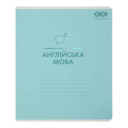 Зошит ZiBi предметний PASTEL 48 аркушів клітинка, англійська мова (ZB.1701-17) - оригінал