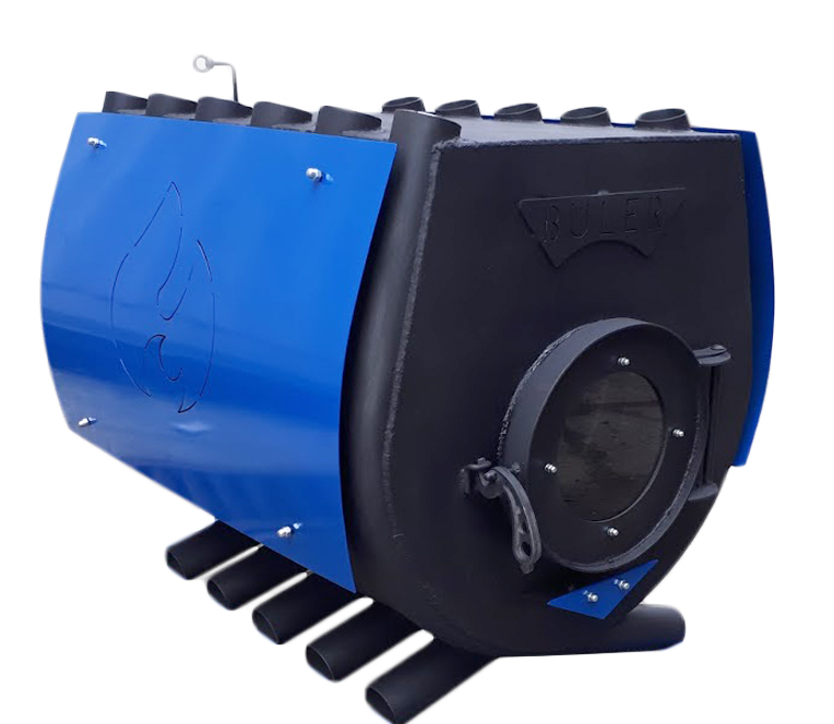 Піч Булер'ян Тип-03 з великим склом і зольним ящиком і захисним кожухом, фото 1