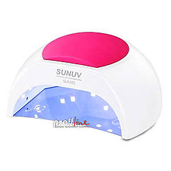 Лампа для нігтів LED/UV SUNUV SUN 2C White 48 Вт оригінал з діодами кварцового скла біла