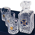 Подарунковий набір графин з келихами в подарунковому футлярі "Служба Безпеки України", фото 5
